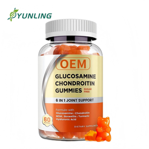 Gummies de Glucosamine et Chondroïtine : Complément de Soutien Articulaire pour Adultes – Favorise la Flexibilité, la Mobilité et la Santé Osseuse – Vitamines Gélifiées - Product Image 1