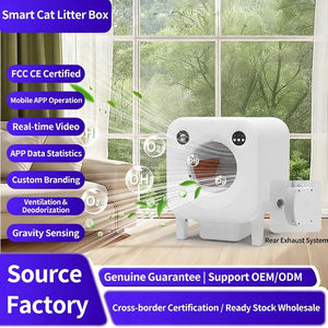 Bac à litière pour chat intelligent, nettoyage automatique, désodorisant, grande capacité, sûr, directement de l'usine - Product Image 3