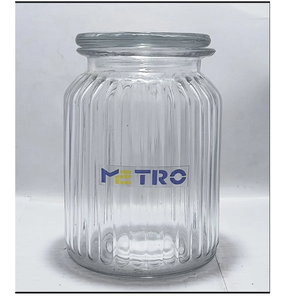 Pot en verre de qualité supérieure de 700 ml avec couvercle hermétique, idéal pour le miel, la confiture, les épices, pour une utilisation domestique et en cuisine - Product Image 1