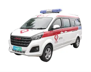 Nivel superior SRM Jinbei Gasolina Usada Precio bajo Vehículo de ambulancia de emergencia Coche de rescate Hospital Vehículo de transferencia de discapacidad 4WD