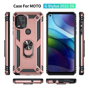 Coque de téléphone <span class=keywords><strong>antichoc</strong></span> de haute qualité avec anneau métallique et béquille pour Motorola G Stylus <span class=keywords><strong>2021</strong></span> 5G - Product Image 3
