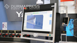 Prensa Plegadora de Chapa Metálica de 110T/3200 con Optimización de Tiempo de Ciclo y Control 3D Delem DA66S para Piezas de Maquinaria de Construcción - Product Image 2