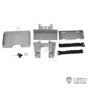 Metal Battery Compartment Parts for 1/14 LESU RC Chassis Remote Control Toys Cars Tractor Truck Toucan Model TH19127