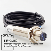 Capteur photoélectrique infrarouge diffuseur réglable pour détection d'objets, interrupteur de détection de positionnement DC 6-36V, sortie NPN
