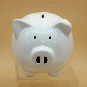 Hermosa Alcancía de Cerámica para Regalo, Alcancía de Cerdito Rosa para Decoración del Hogar - Product Image 2