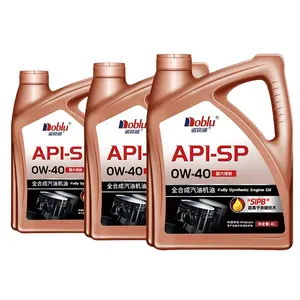 0W40-aceite de Motor sintético para automóviles, lubricante de Motor totalmente sintético para automóviles alimentados por gasolina