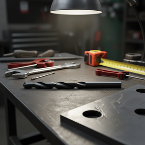 Broca helicoidal HSS de 13.25 mm y 160 mm de longitud, serie corta, para perforación de metal - Product Image 3