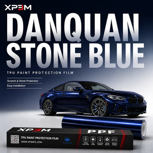 ฟิล์มใสกันรอยรถยนต์ XP3M สี Tanzanite Blue OEM เงาแบบ TPU ความหนา 7.5 มิล ซ่อมแซมตัวเองได้ ป้องกันรอยขีดข่วน ป้องกันสีเหลือง พร้อมช่องระบายอากาศ - Product Image 1