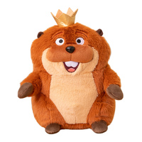 Boneka Marmot Mahkota Kawaii, Boneka Groundhog Lembut, Teman Anak, Dekorasi Rumah, Hadiah
