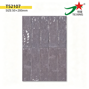 Carrelage artistique fait main série <span class=keywords><strong>Paris</strong></span> 50*200 MM, glaçure brillante haute transparence - Product Image 2