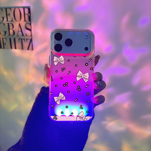 <span class=keywords><strong>Coque</strong></span> de téléphone Anime brillante tendance pour <span class=keywords><strong>iPhone</strong></span> 16 17 Pro Max 14 13 Simple 12, avec flash d'appel brillant et contrôle vocal inductif, <span class=keywords><strong>coque</strong></span> arrière pour mobile - Product Image 4