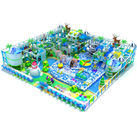 Centre de divertissement pour enfants moderne, multifonctionnel, conçu sur mesure, durable et adapté à l'usage commercial, équipement de terrain de jeu intérieur