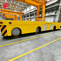 Chariot de transfert électrique sans rail à batterie pour le levage de matériaux, AGV 10, 20, 30 tonnes, à vendre