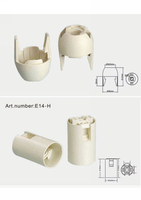 Support de lampe Offre Spéciale thermoplastique VDE E14 douille de lampe à vis edison type fil encliquetable