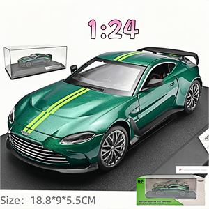 Modelo de Auto a Escala 1:24 de Aston Martin V12, Licencia Original RW, Modelo de Aleación de Zinc, Juguete Coleccionable - Product Image 1