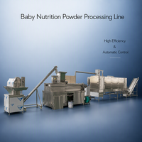 Machine industrielle de fabrication de céréales pour bébés, ligne de production de poudre nutritionnelle, usine de traitement de porridge instantané, extrusion à double vis