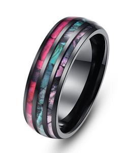 Top Quality Cuban <b>Ring</b> Stainless Steel <b>Men's</b> <b>Rings</b> Meteorite Opal Starry Stainless <b>Ring</b> <b>for</b> <b>Men</b> - Product Image 3