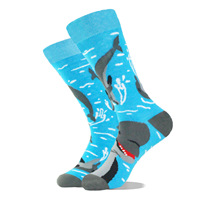 Chaussettes de sport quatre saisons Jacquard motif créatif pur coton respirant absorbant la sueur Chaussettes moyennes