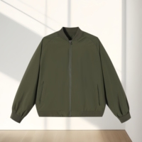 Blouson Bomber Homme Personnalisé avec Logo d'Usine, Veste Décontractée à Col Montant, Blouson de Baseball Hiver, Veste de Travail Homme – Vente en Gros