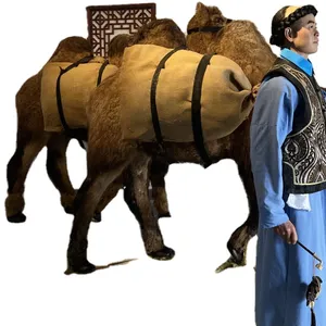 Oem Handgemaakte Gesneden Folk Kamelen In Noordwest China Siliconen Standbeeld Voor Showcase Hall