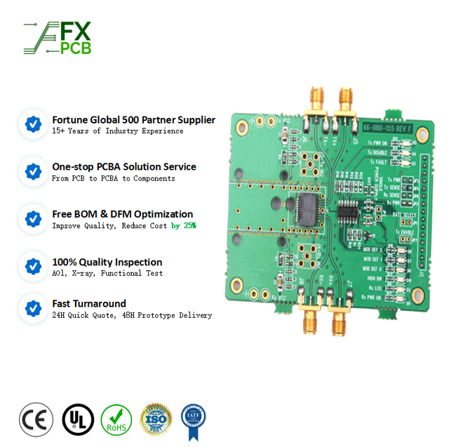 Rapid Turnkey Home Appliance PCB Assembly Industrial-Grade SMT Prototype Small Batch Runs Manufacturer AOI Testing PCBA