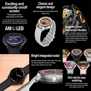 Moda HK49 Smartwatch NFC BT Llamada Teléfono Sangre Salud Oxígeno Sueño Deporte Fitness Tracker AMOLED <span class=keywords><strong>Da</strong></span> Fit Reloj inteligente HK49 - Product Image 6