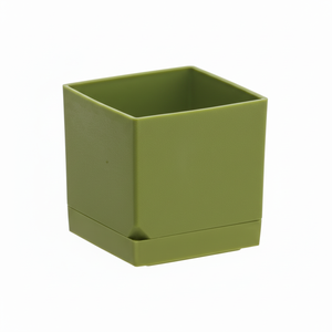 Ensemble de porte-pots de plantes vert mini cube pour pots de fleurs et jardinières - Product Image 1