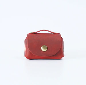 Mini porte-monnaie carré en cuir véritable, étui à clés mignon, rangement léger pour rouges à lèvres, cadeaux bien conçus - Product Image 5