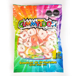 Fabrika doğrudan tedarik toplu ekşi sakızlı şeker çanta ambalaj özel etiket hizmeti markalar için kullanılabilir - Product Image 6