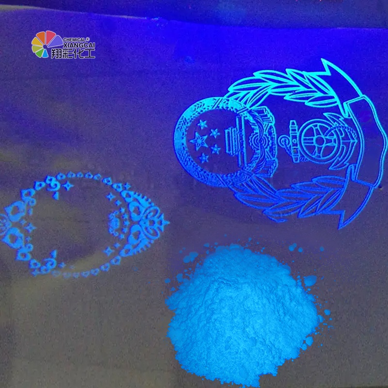 365nm синий анти-подделка флуоресцентный защищенный пигмент УФ Невидимый флуоресцентный Пигмент Порошок