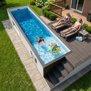 Piscina Portátil para Niños, Piscina Elevada para Exteriores con Características Duraderas Resistentes a los Rayos UV, Equipos y Accesorios para Piscinas - Product Image 1