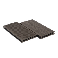 Surface de grain de bois de teck moderne durable en relief WPC 3D pour les cours extérieures, les entrepôts, les extérieurs, un clic de 18mm