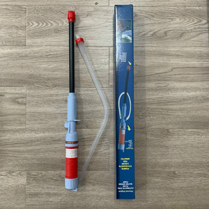 Dispositif d'aspiration d'huile, pompe électrique portable, 8-6 quarts par minute, pour l'extraction d'huile et d'eau de voiture, bleu et rouge - Product Image 1