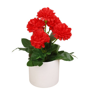 Bonsaï de pivoine artificielle Yiwu Datuo Florist 18x21cm, fleurs en pot en plastique pour la décoration intérieure - Product Image 5
