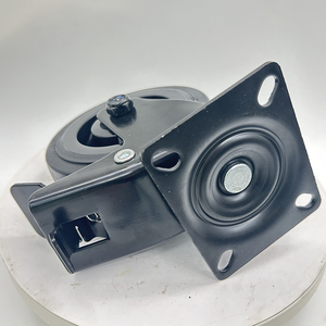 VIMA Black 5 Inch Swivel Caster TPR PP Castor 220kg Capacity Industrial <b>Trolley</b> EN12532 Certified Wheel - Product Image 4