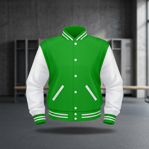 Veste de baseball universitaire Letterman en laine + cuir de haute qualité à petit budget pour hommes femmes jeunes personnalisé grande taille prix haut-bas - Product Image 3