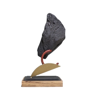Sculpture d'amour abstraite moderne <span class=keywords><strong>en</strong></span> résine avec décoration artistique <span class=keywords><strong>gris</strong></span> mat, statue d'équilibre <span class=keywords><strong>de</strong></span> roche flottante, décoration d'étagère <span class=keywords><strong>de</strong></span> bureau - Product Image 1