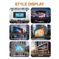 Panel de Pantalla LED de Alquiler ARB5 de Alta Definición P5 para Exteriores, Panel de Pantalla LED Publicitaria de 1920HZ para Espectáculos
