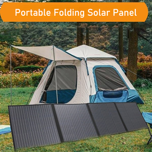 Fuente de Alimentación para Exteriores Resistente al Agua, 100W 200W 300W 400W 550W, Solar Plegable Portátil con Bolsa de Almacenamiento - Product Image 5