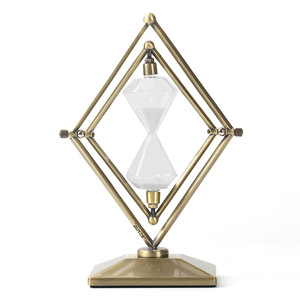 Ornements de minuterie de <span class=keywords><strong>sablier</strong></span> géométrique créatif Horloge de sable rapide haut de gamme moderne Style de conception moderne - Product Image 6