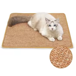 Estoque Disponível Sisal Cat <span class=keywords><strong>Scratcher</strong></span> Interativo Pet Móveis Mesa Leg Pad Cat Coçar Mat Friced Cat Toys - Product Image 5