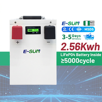 Batería E-SUN Lifepo4 de 24v 100ah 200ah 280ah, Celdas de Grado A, BMS con Bluetooth, Batería Recargable de 12V 280ah para Almacenamiento Solar, para Tiendas