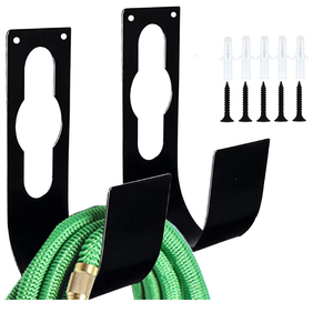 Car Wash Hose Hanger Holder <strong>Rack</strong> Heavy Duty <strong>Wall</strong> <strong>Mounted</strong> <strong>Metal</strong> Hose Hanger - Product Image 1