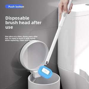 Ofertas: Nuevo Estilo de Escobilla de Inodoro Desechable de Plástico, Set de Limpieza para el Hogar, con Mango Largo y Desechable por el Inodoro, para Baño - Product Image 3