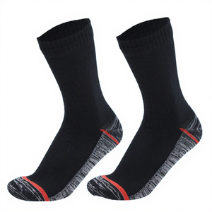 Chaussettes de sport épaisses en tricot ras du cou, chaussettes athlétiques respirantes à fort impact, personnalisables OEM ODM - Product Image 1