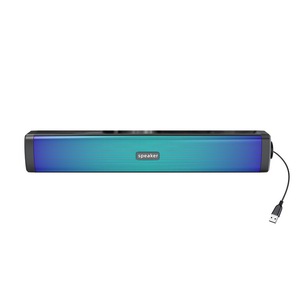 ซาวด์บาร์ลำโพงบลูทูธ LED สีสันสดใส ใช้พลังงานจาก USB ขนาด 388 มม. สำหรับคอมพิวเตอร์ใช้ในบ้าน - Product Image 5