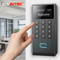 Lector de Control de Acceso Autónomo CK5 OSDP Wiegand IP65 con Teclado, RFID, NFC, BLE, Identificación Móvil y Pantalla OLED de 2.4 Pulgadas