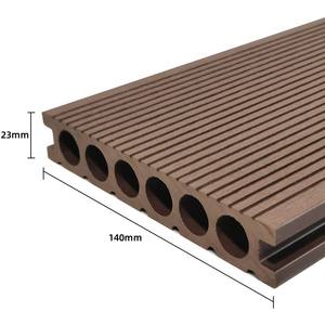 SHENGCHENG Planches de terrasse en WPC creuses imperméables de haute qualité, revêtements de sol en composite bois-plastique traditionnels - Product Image 1