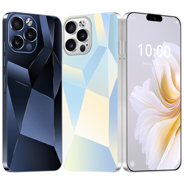Hot Sale C15 Pro Max Mobile Phone 16GB+1TB 6.8" Android Smartphone 5G 72MP+108MP Deca Core Wholesale