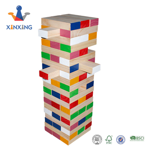 <span class=keywords><strong>Jeu</strong></span> <span class=keywords><strong>de</strong></span> pelouse à empiler en bois Jumbo pour l'extérieur Paulownia Tumbling Tower Games - Product Image 6